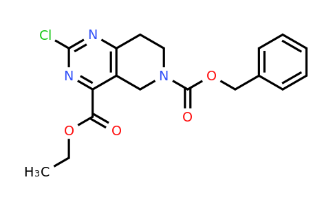CAS 1350300-89-8 | 6-benzyl 4-ethyl 2-chloro-7,8-dihydropyrido[4,3-d]pyrimidine-4,6(5H)-dicarboxylate