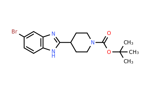 CAS 1350355-80-4 | tert-butyl 4-(5-bromo-1H-benzo[d]imidazol-2-yl)piperidine-1-carboxylate