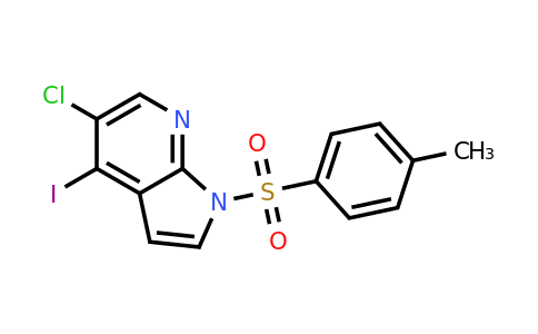 CAS 1350375-64-2 | 5-chloro-4-iodo-1-(4-methylbenzenesulfonyl)-1H-pyrrolo[2,3-b]pyridine