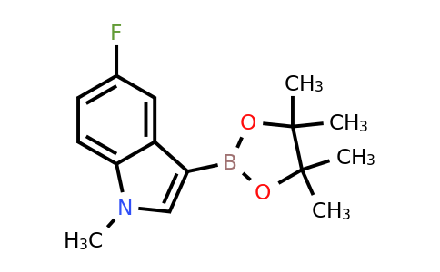 CAS 1350378-37-8 | 5-Fluoro-1-methyl-3-(4,4,5,5-tetramethyl-1,3,2-dioxaborolan-2-YL)-1H-indole