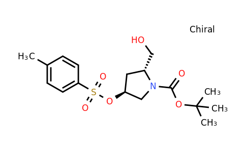 CAS 135042-14-7 | tert-butyl (2R,4S)-2-(hydroxymethyl)-4-(p-tolylsulfonyloxy)pyrrolidine-1-carboxylate