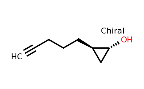 CAS 1350619-77-0 | (1R,2R)-2-(Pent-4-yn-1-yl)cyclopropanol