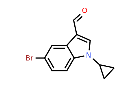 CAS 1350762-44-5 | 5-bromo-1-cyclopropyl-1H-indole-3-carbaldehyde