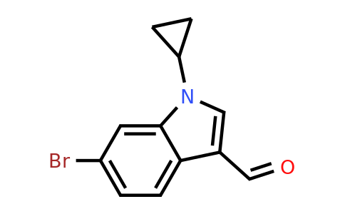 CAS 1350762-48-9 | 6-bromo-1-cyclopropyl-1H-indole-3-carbaldehyde