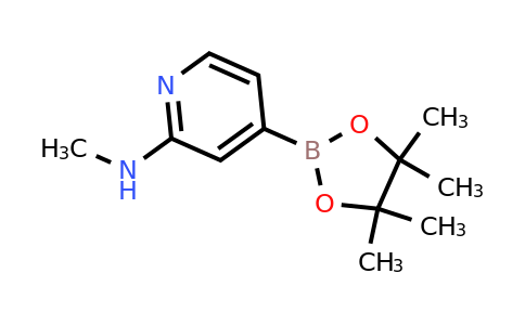 CAS 1350913-08-4 | 2-(Methylamino)pyridine-4-boronic acid pinacol ester