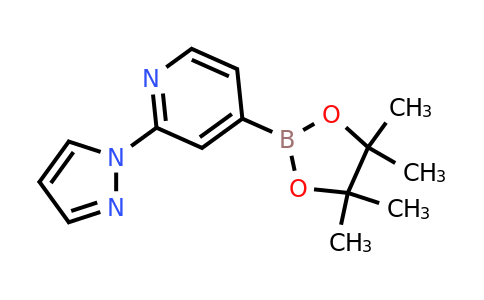 CAS 1350918-90-9 | 2-(1H-Pyrazol-1-YL)pyridine-4-boronic acid pinacol ester