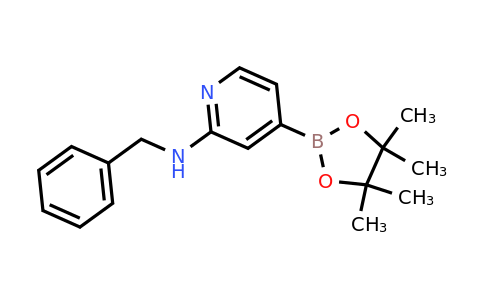 CAS 1350918-91-0 | 2-(Benzylamino)pyridine-4-boronic acid pinacol ester