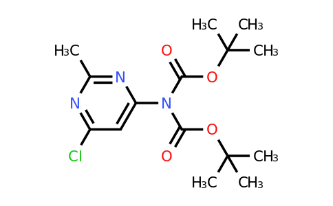 CAS 1350918-95-4 | 6-[Bis(Boc)amino]-4-chloro-2-methylpyrimidine
