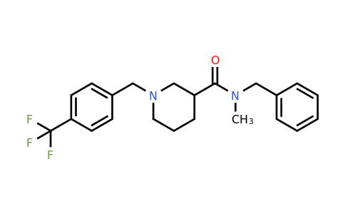 CAS 1350920-22-7 | N-Benzyl-N-methyl-1-(4-(trifluoromethyl)benzyl)piperidine-3-carboxamide