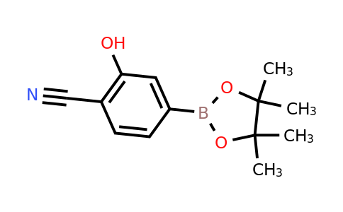 CAS 1350933-21-9 | 2-Hydroxy-4-(4,4,5,5-tetramethyl-1,3,2-dioxaborolan-2-YL)benzonitrile