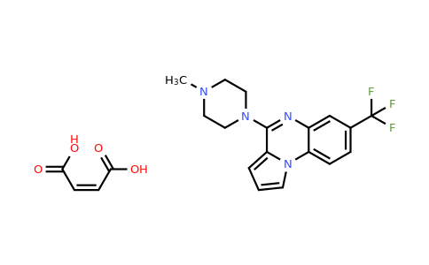 CAS 1350965-83-1 | 4-(4-Methylpiperazin-1-yl)-7-(trifluoromethyl)pyrrolo[1,2-a]quinoxaline maleate