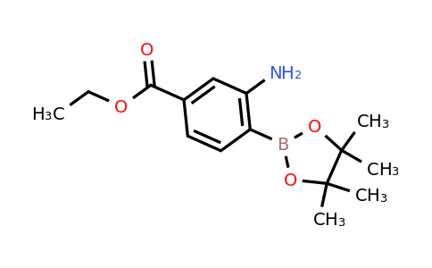CAS 1350989-93-3 | Ethyl 3-amino-4-(4,4,5,5-tetramethyl-1,3,2-dioxaborolan-2-yl)benzoate