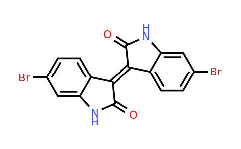 (E)-6,6'-Dibromo-[3,3'-biindolinylidene]-2,2'-dione