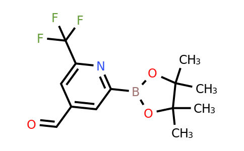 CAS 1351279-46-3 | [4-Formyl-6-(trifluoromethyl)pyridin-2-YL]boronic acid pinacol ester