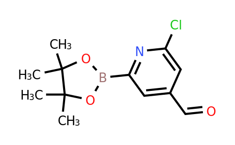 CAS 1351378-20-5 | (6-Chloro-4-formylpyridin-2-YL)boronic acid pinacol ester