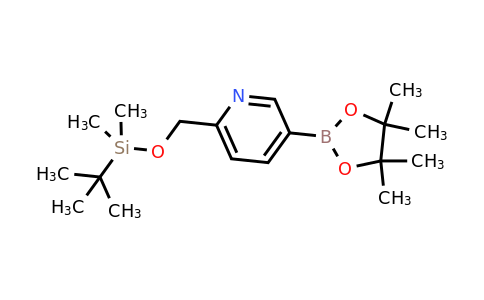 CAS 1351378-73-8 | 6-([(Tert-butyldimethylsilyl)oxy]methyl)pyridine-3-boronic acid pinacol ester