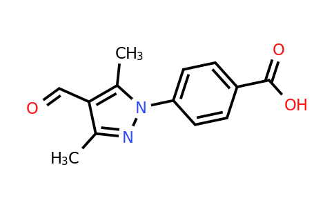 CAS 1351392-89-6 | 4-(4-formyl-3,5-dimethyl-1H-pyrazol-1-yl)benzoic acid