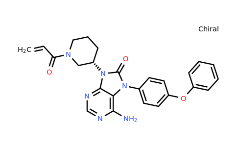 CAS 1351635-67-0 | (s)-9-(1-acryloylpiperidin-3-yl)-6-amino-7-(4-phenoxyphenyl)-7,9-dihydro-8h-purin-8-one