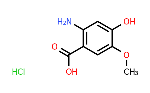 CAS 1351641-73-0 | 2-Amino-4-hydroxy-5-methoxybenzoic acid hydrochloride