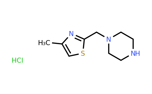 CAS 1351642-23-3 | 1-[(4-methyl-1,3-thiazol-2-yl)methyl]piperazine hydrochloride