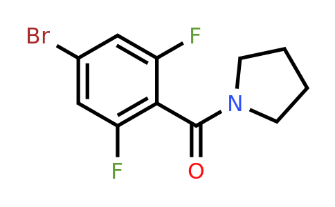 CAS 1351668-26-2 | 1-[(4-Bromo-2,6-difluorophenyl)carbonyl]pyrrolidine