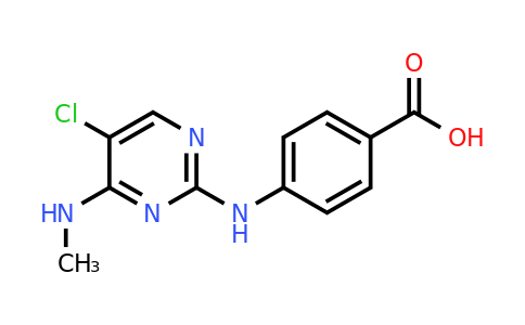 CAS 1351762-16-7 | 4-((5-Chloro-4-(methylamino)pyrimidin-2-yl)amino)benzoic acid