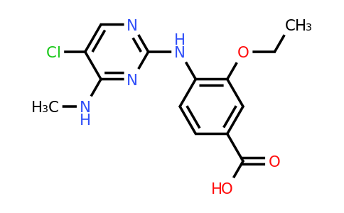 CAS 1351762-29-2 | 4-((5-Chloro-4-(methylamino)pyrimidin-2-yl)amino)-3-ethoxybenzoic acid