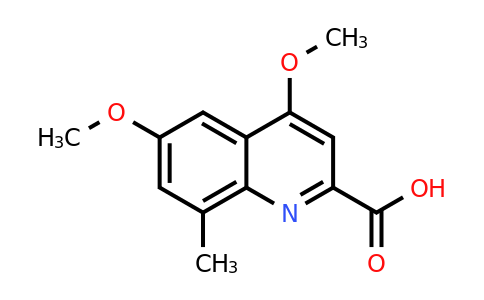CAS 1351771-19-1 | 4,6-Dimethoxy-8-methylquinoline-2-carboxylic acid