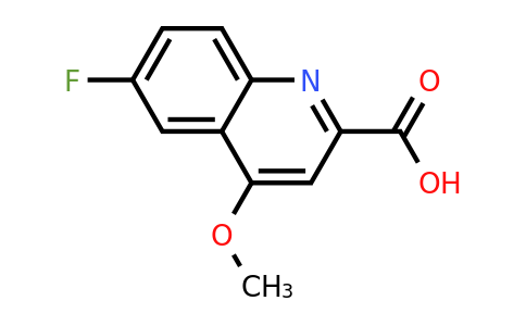 CAS 1351788-61-8 | 6-Fluoro-4-methoxyquinoline-2-carboxylic acid
