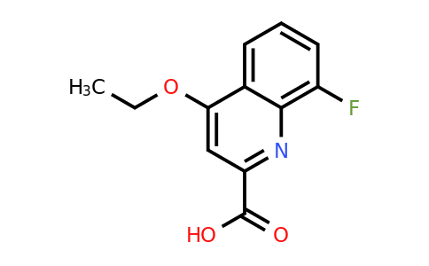 CAS 1351808-49-5 | 4-Ethoxy-8-fluoroquinoline-2-carboxylic acid