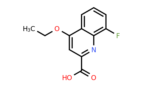 4-Ethoxy-8-fluoroquinoline-2-carboxylic acid