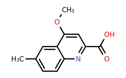 CAS 1351825-79-0 | 4-Methoxy-6-methylquinoline-2-carboxylic acid
