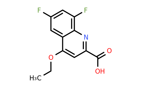 CAS 1351843-49-6 | 4-Ethoxy-6,8-difluoroquinoline-2-carboxylic acid