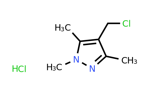 CAS 1352127-20-8 | 4-(chloromethyl)-1,3,5-trimethyl-pyrazole;hydrochloride