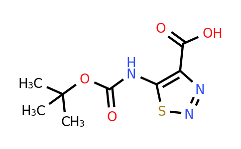 CAS 1352200-26-0 | 5-{[(tert-butoxy)carbonyl]amino}-1,2,3-thiadiazole-4-carboxylic acid