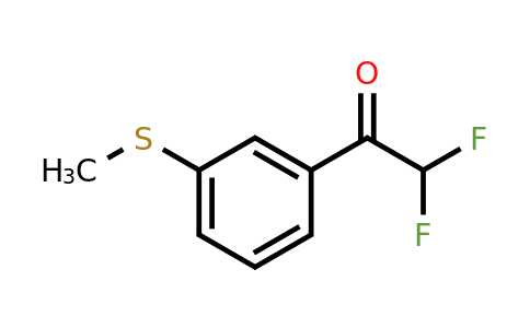 CAS 1352216-37-5 | 2,2-Difluoro-1-(3-(methylthio)phenyl)ethanone