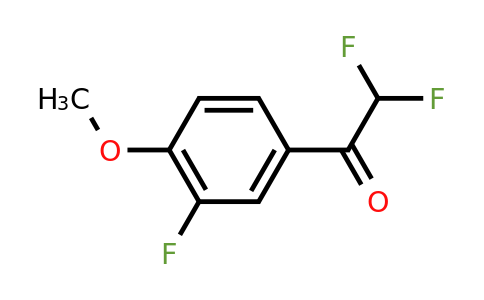 CAS 1352223-58-5 | 2,2-Difluoro-1-(3-fluoro-4-methoxyphenyl)ethanone