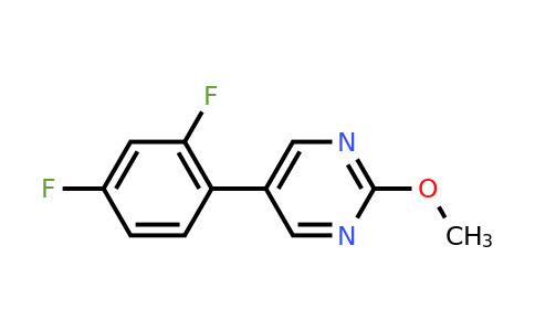 CAS 1352318-16-1 | 5-(2,4-Difluorophenyl)-2-methoxypyrimidine