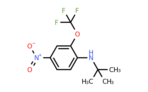 CAS 1352318-51-4 | N-(tert-Butyl)-4-nitro-2-(trifluoromethoxy)aniline