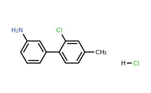 CAS 1352318-55-8 | 3-(2-Chloro-4-methylphenyl)aniline, HCl