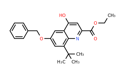 CAS 1352342-92-7 | Ethyl 6-(benzyloxy)-8-(tert-butyl)-4-hydroxyquinoline-2-carboxylate