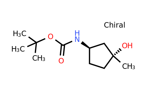 CAS 1352343-66-8 | carbamic acid, n-[(1r,3r)-3-hydroxy-3-methylcyclopentyl]-, 1,1-dimethylethyl ester, rel-