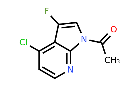 CAS 1352393-92-0 | 1-(4-chloro-3-fluoro-1H-pyrrolo[2,3-b]pyridin-1-yl)ethan-1-one