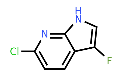 CAS 1352395-89-1 | 6-chloro-3-fluoro-1H-pyrrolo[2,3-b]pyridine