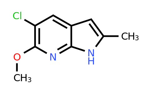 CAS 1352397-07-9 | 5-chloro-6-methoxy-2-methyl-1H-pyrrolo[2,3-b]pyridine