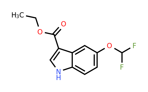 CAS 1352397-09-1 | ethyl 5-(difluoromethoxy)-1H-indole-3-carboxylate