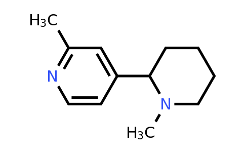 CAS 1352485-12-1 | 2-Methyl-4-(1-methylpiperidin-2-yl)pyridine