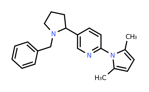 CAS 1352493-01-6 | 5-(1-Benzylpyrrolidin-2-yl)-2-(2,5-dimethyl-1H-pyrrol-1-yl)pyridine