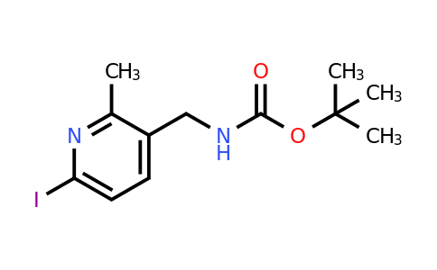 CAS 1352503-51-5 | tert-Butyl ((6-iodo-2-methylpyridin-3-yl)methyl)carbamate