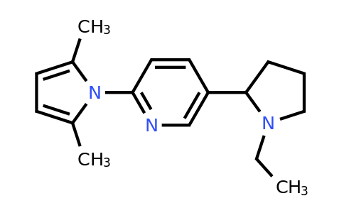 CAS 1352522-29-2 | 2-(2,5-Dimethyl-1H-pyrrol-1-yl)-5-(1-ethylpyrrolidin-2-yl)pyridine